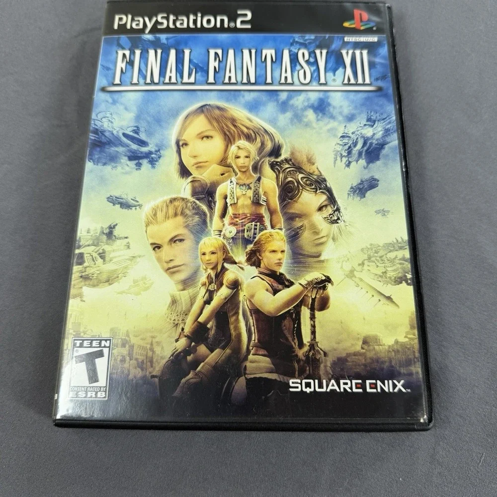 Final‎ Fantasy XII 12 Sony PlayStation 2 PS2 Black Label CIB Complete Tested